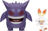 POKEMON Gengar un Scorbunny figūriņas, 2 gab., PKW2548