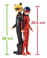 MIRACULOUS Ladybug un Cat Noir leļļu komplekts, 50365