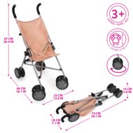 509 Crew Go Deluxe lelles ratiņi, T707004