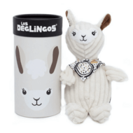 DEGLINGOS plīša rotaļlieta kastē - lama, 32135B