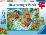 RAVENSBURGER PUZZLE puzle Atrakciju parks, 2x24 gab., 12004258 7