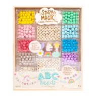 STORY MAGIC radošais komplekts Koka pērlītes ar burtiem (ABC), 201247