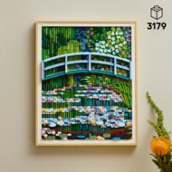 31220 LEGO® Art Klods Monē – Ūdensrozes un japāņu tiltiņš