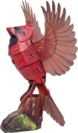 MAKEBUG 3D papīra puzle American Cardinal, MB-D-0055