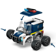 60481 LEGO® City Braucamie – Policijas kravas auto