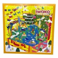 IWAKO Dzēšgumiju- pužļu komplekts Adventes kalendārs, ER-ADV008