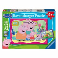 RAVENSBURGER bērnu puzle Peppa Pig, 2x24 gab., 12004184