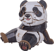 MAKEBUG 3D papīra puzle panda, MB-D-0041