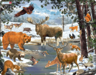 LARSEN puzle Northern forest, maxi, 54 gab., FH32