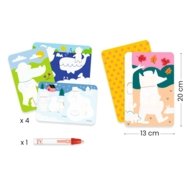 DJECO krāsošana ar ūdeni Magic Colouring – 4 Seasons, DJ09076