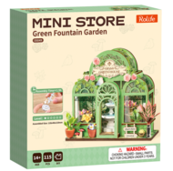 ROLIFE koka konstruktors Zaļais strūklaku dārzs, DS049