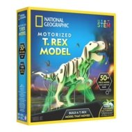 NATIONAL GEOGRAPHIC interaktīvais 3D puzles modelis Motorized T. Rex Model, RTMPZTREX