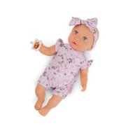 LULLABABY lelle ar ziedu raksta kleitiņu, LBY7303Z