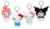 HELLO KITTY mīkstā rotaļlieta atslēgu piekariņš, 10 cm, sortiments., 760026148