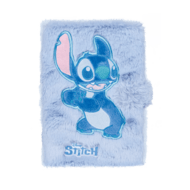 STITCH DISNEY A5 pūkaina piezīmju grāmatiņa, zila, 99534PTR