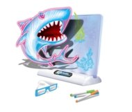 3D zīmēšanas un rakstīšanas tāfele ar apgaismojumu, zila, 2410K0093