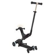 GLOBBER skrejritenis Go Up Deluxe Lights 360°, melns, 699-320