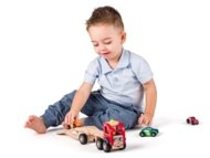 WOODY treileris ar sacīkšu automašīnu modeļiem, 02190790