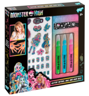 TOTUM MONSTER HIGH radošais nagu, ķermeņa un matu rotājumu komplekts, 560109