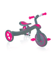 GLOBBER trīsritenis Explorer Trike Foldable 4 In 1, sarkans, 732-102