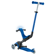 GLOBBER skrejritenis Go Up Deluxe Flash Lights, tumši zils, 748-600