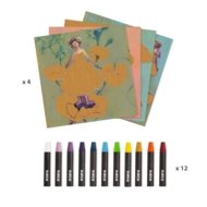 DJECO krītiņu zīmēšanas komplekts The Ballerina Inspired by Edgar Degas, DJ09381