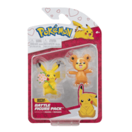 POKEMON Teddiursa un Pikachu darbības figūriņas, 2 gab., PKW2488