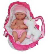 BAMBOLINA lelle - mazulis ar plīša vienradzi Unicorn Dreams, 36cm, BD1263
