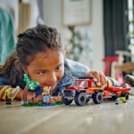 60412 LEGO® City 4x4 Ugunsdzēsēju Auto Ar Glābšanas Laivu