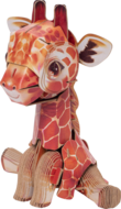 MAKEBUG 3D papīra puzle giraffe, MB-D-0042
