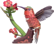 MAKEBUG 3D papīra puzle Hummingbird, MB-D-0058