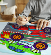 SPLAT PLANET clay painting Cars, SP46994