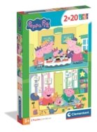 CLEMENTONI puzle Peppa Pig, 2x20 gab., 24831