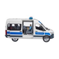 BRUDER policijas operatīvais transportlīdzeklis MB Sprinter ar policistu un piederumiem, 2683