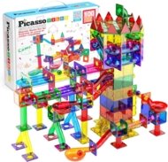 PICASSO TILES Magnētiskais konstruktors Marble Run 100 gab., PTG100