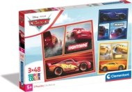 CLEMENTONI CARS puzle, 3x48 gab., 25305