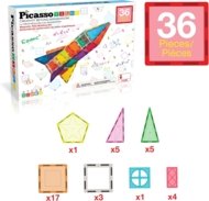 PICASSO TILES Magnētiskais konstruktors 36 gab., PT36B