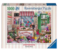 RAVENSBURGER PUZZLE puzle Ziedošu ziedu veikals, 1000 gab., 12001727 1