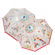 FLOSS AND ROCK caurspīdīgs krāsu mainošs lietussargs Fairy, 66 cm, 45P6508