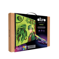 OKTO MANGA 3D mākslas komplekts Zeme 30x40 cm, 20038