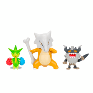 POKEMON Roselia ar statīvu, Perrserker un Marowak darbības figūriņas, 3 gab., PKW4095