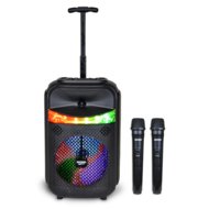BONTEMPI bezvadu skaļrunis ar 2 mikrofoniem un RGB gaismām, 49 1070