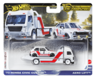 HOT WHEELS premium treileris ar automašīnu sortiments, FLF56
