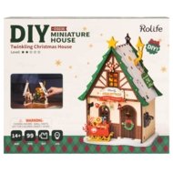 ROLIFE Koka konstruktors Twinkling Christmas House, DS036