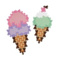 PLUS PLUS konstruktors - saldējuma konusi, 4346