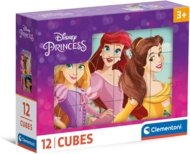 CLEMENTONI puzle Disney Princess, 12 kubi, 41197