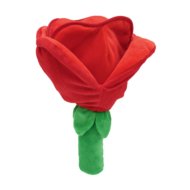 FLIPETZ plīša rotaļlieta - roze sirdī, Poppy red, 80400