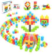 PICASSO TILES Magnētiskais konstruktors magnētiskie kubi 60 detaļas, PMC60