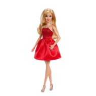 BARBIE Mattel 80. jubilejas lelle rubīna sarkanā tērpā, JGD25