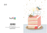 Marpimar mini rokām darināta apsveikuma kartiņa, assort., 8003821151939